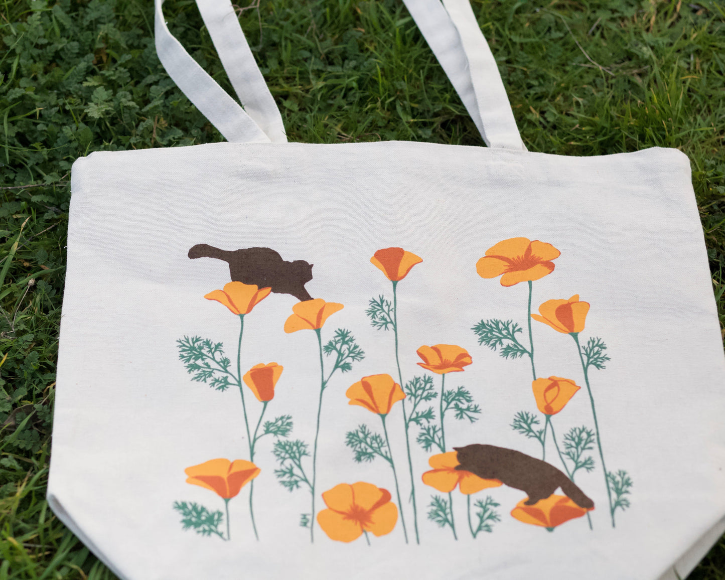 Poppy Kitty Tote